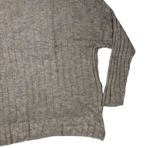 H&M Sweater Womens M Oversized Rib Knit Wool Turtleneck RomCom Modest Career New - Picture 11 of 16